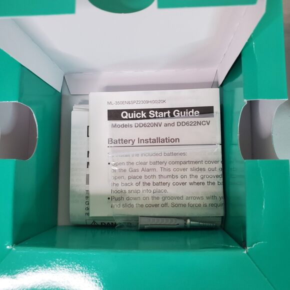 Denova Natural Gas Alarm W/Voice Alert 10 Yr Battery Powered Detector - OPEN BOX - Picture 14 of 14